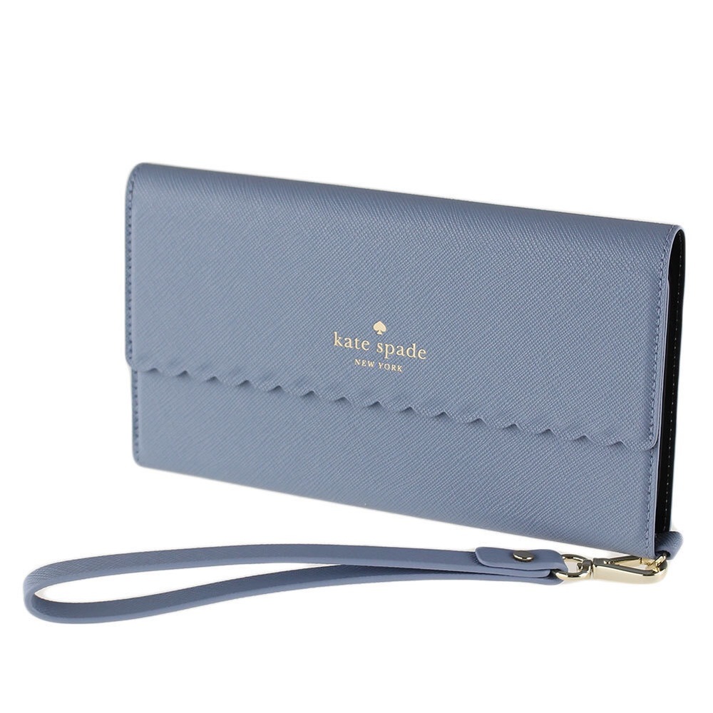 Kate Spade Scallop Wallet clutch iPhone 7 & 8 plus